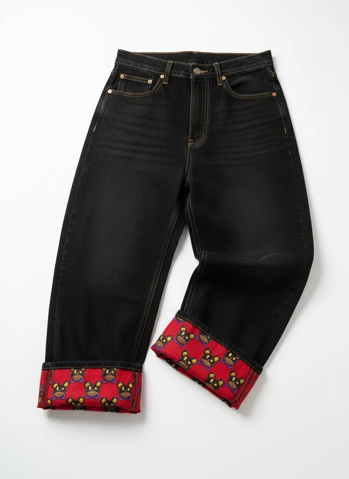 Wide leg Teddy taBB Denim