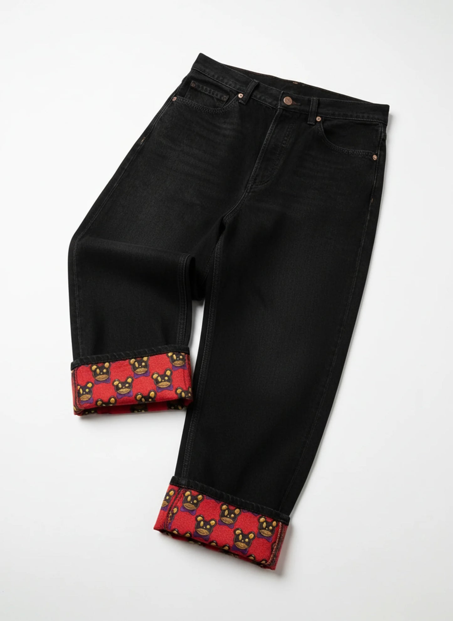 Wide leg Teddy taBB Denim