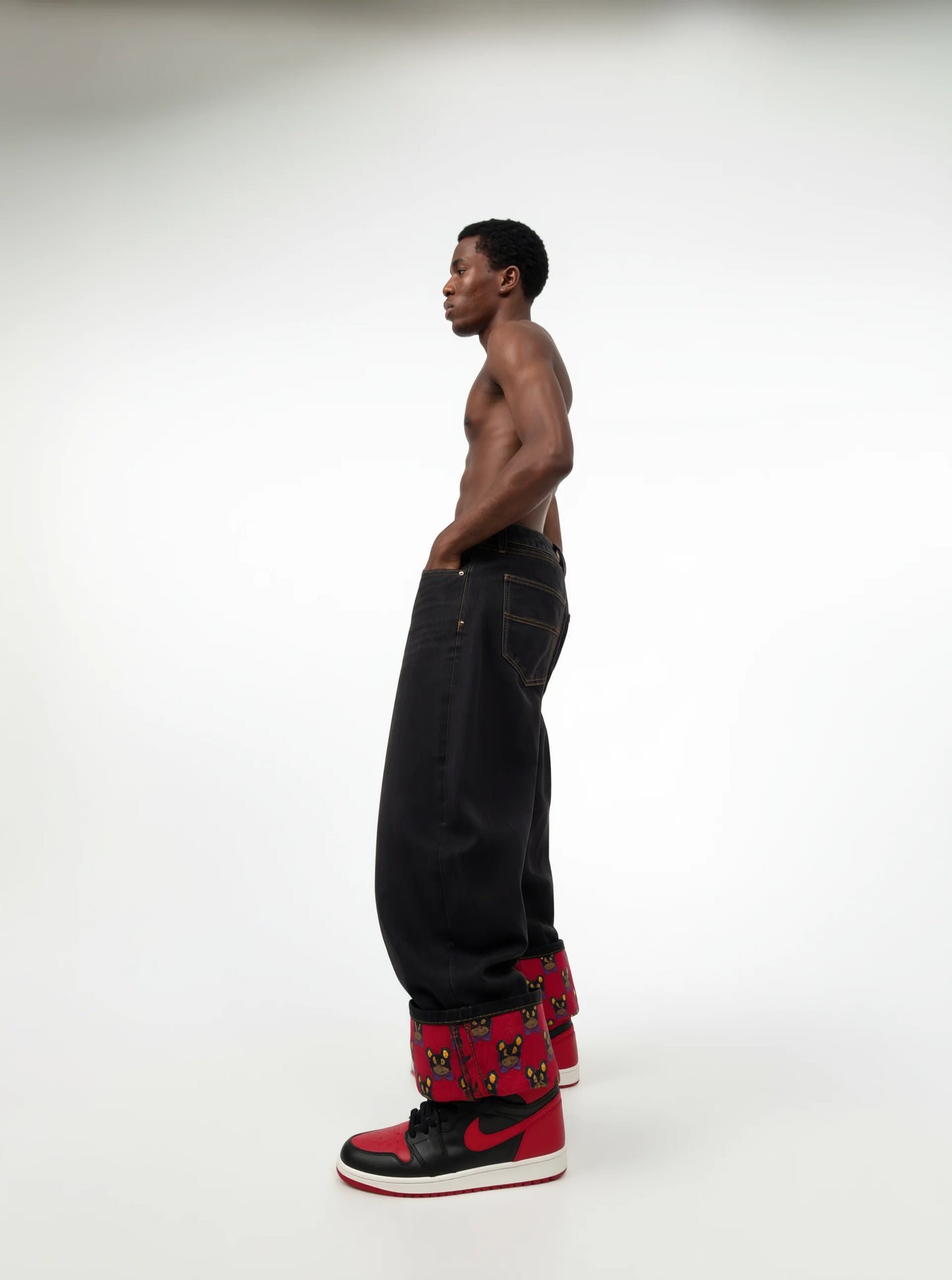 Wide leg Teddy taBB Denim