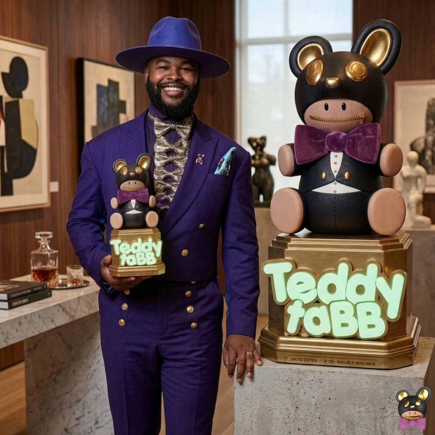 Teddy taBB Designer Toy/Sculpture Art (Pre-Order)