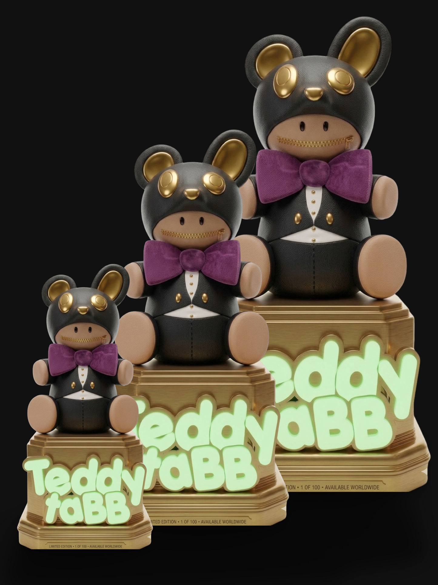 Teddy taBB Designer Toy/Sculpture Art (Pre-Order)