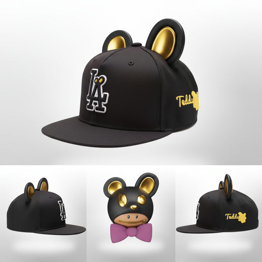 Teddy taBB LA Dodgers Removable Ears fitted cap(Pre Order)
