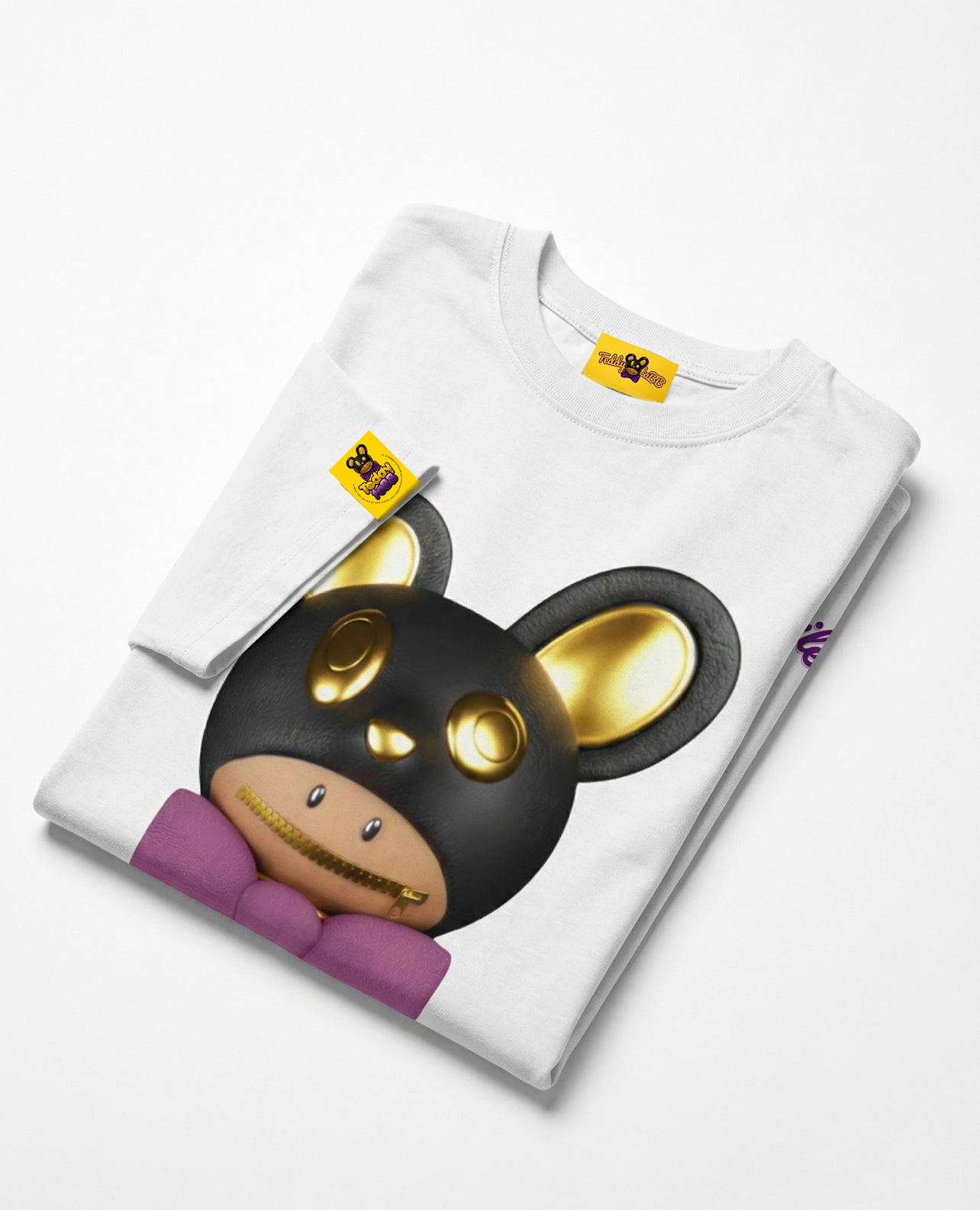 White teddy taBB Box fit shirt